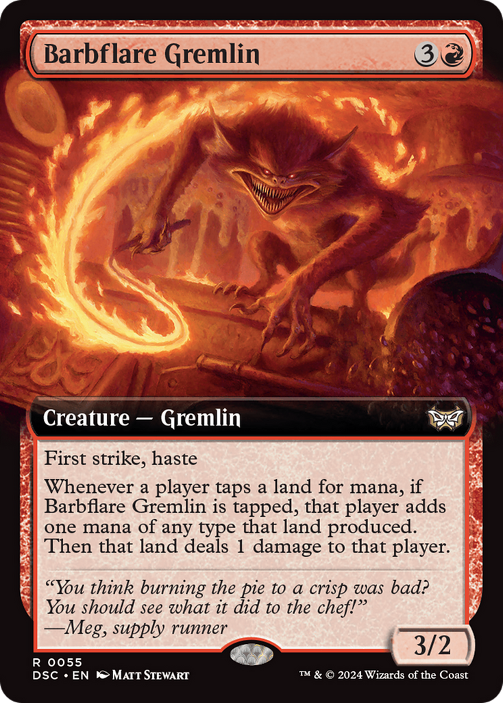 Magic: The Gathering - Barbflare Gremlin - Duskmourn: House of Horror Commander