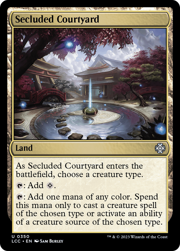 Magic: The Gathering - Secluded Courtyard - The Lost Caverns of Ixalan Commander
