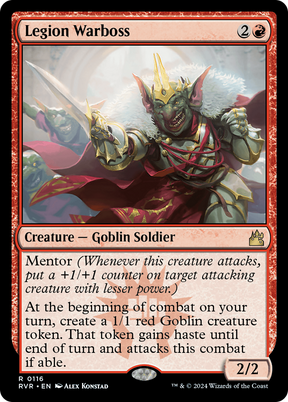 Magic: The Gathering - Legion Warboss Foil - Ravnica Remastered