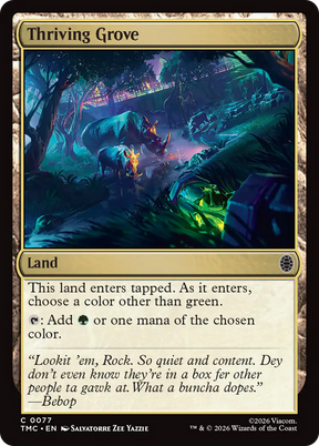 Magic: The Gathering - Thriving Grove - Teenage Mutant Ninja Turtles Eternal