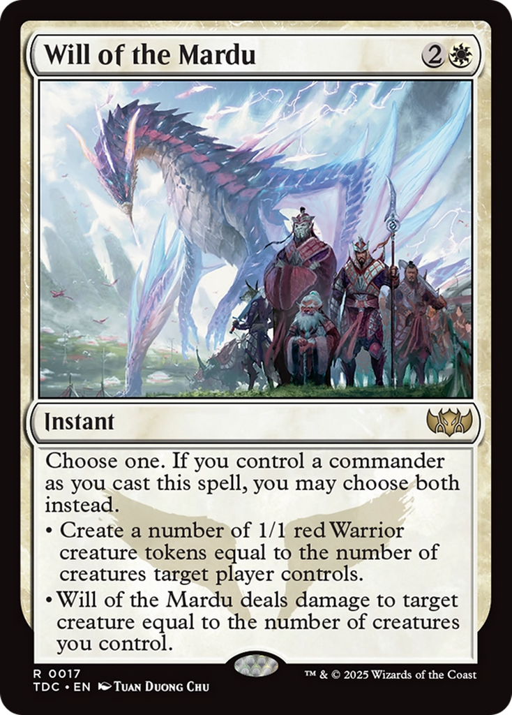 Magic: The Gathering - Will of the Mardu - Tarkir: Dragonstorm Commander