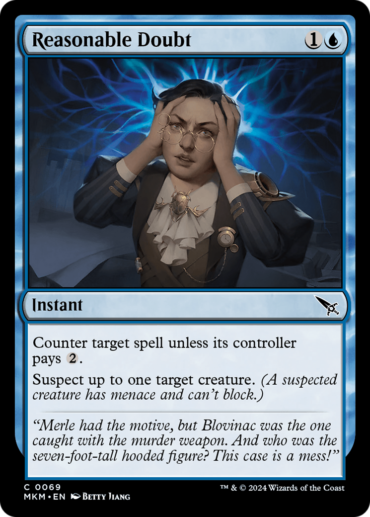 Magic: The Gathering - Reasonable Doubt Foil - Murders at Karlov Manor