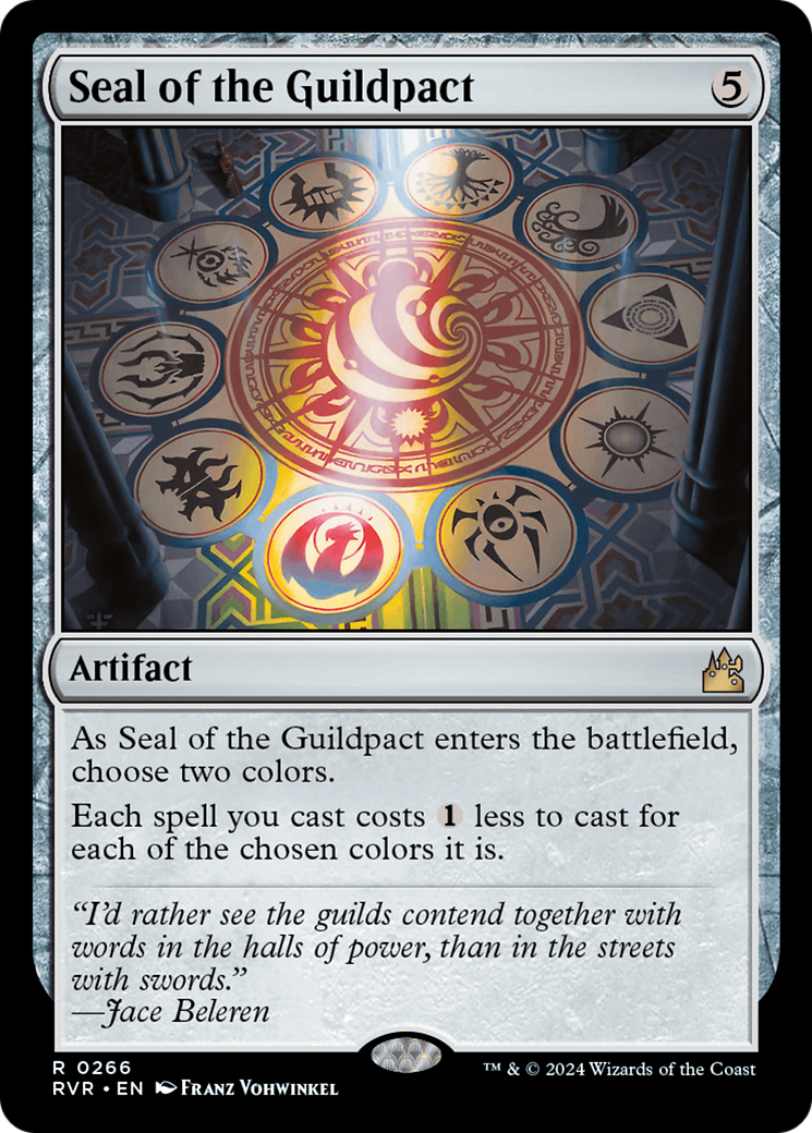 Magic: The Gathering - Seal of the Guildpact Foil - Ravnica Remastered