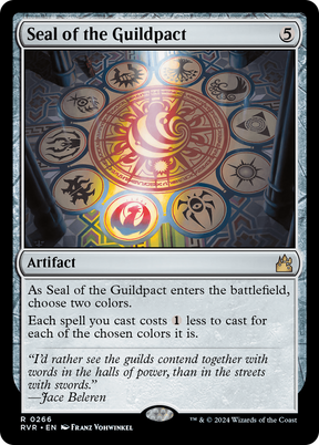 Magic: The Gathering - Seal of the Guildpact Foil - Ravnica Remastered