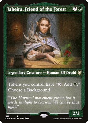 Magic: The Gathering - Jaheira, Friend of the Forest Foil - Commander Legends: Battle for Baldur's Gate