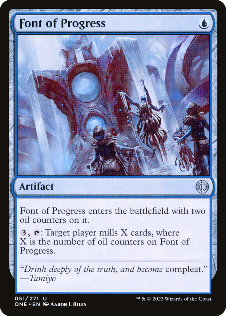 Magic: The Gathering - Font of Progress Foil - Phyrexia: All Will Be One