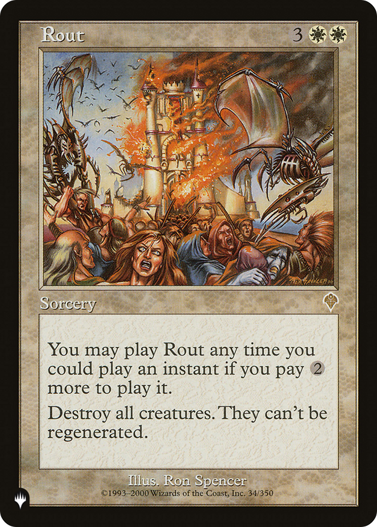 Magic: The Gathering - Rout - The List