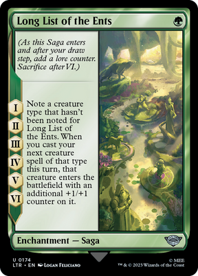 Magic: The Gathering - Long List of the Ents Foil - The Lord of the Rings: Tales of Middle-earth