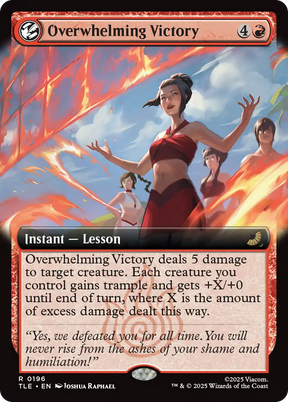 Magic: The Gathering - Overwhelming Victory - Avatar: The Last Airbender Eternal