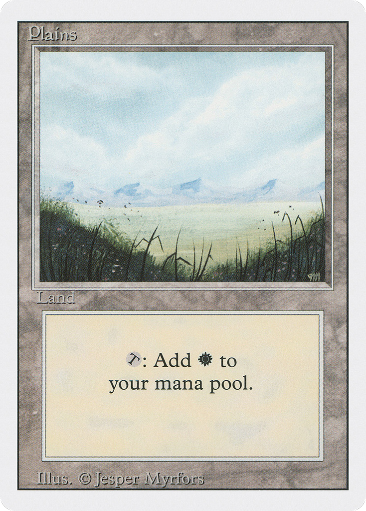 Magic: The Gathering - Plains - Revised Edition