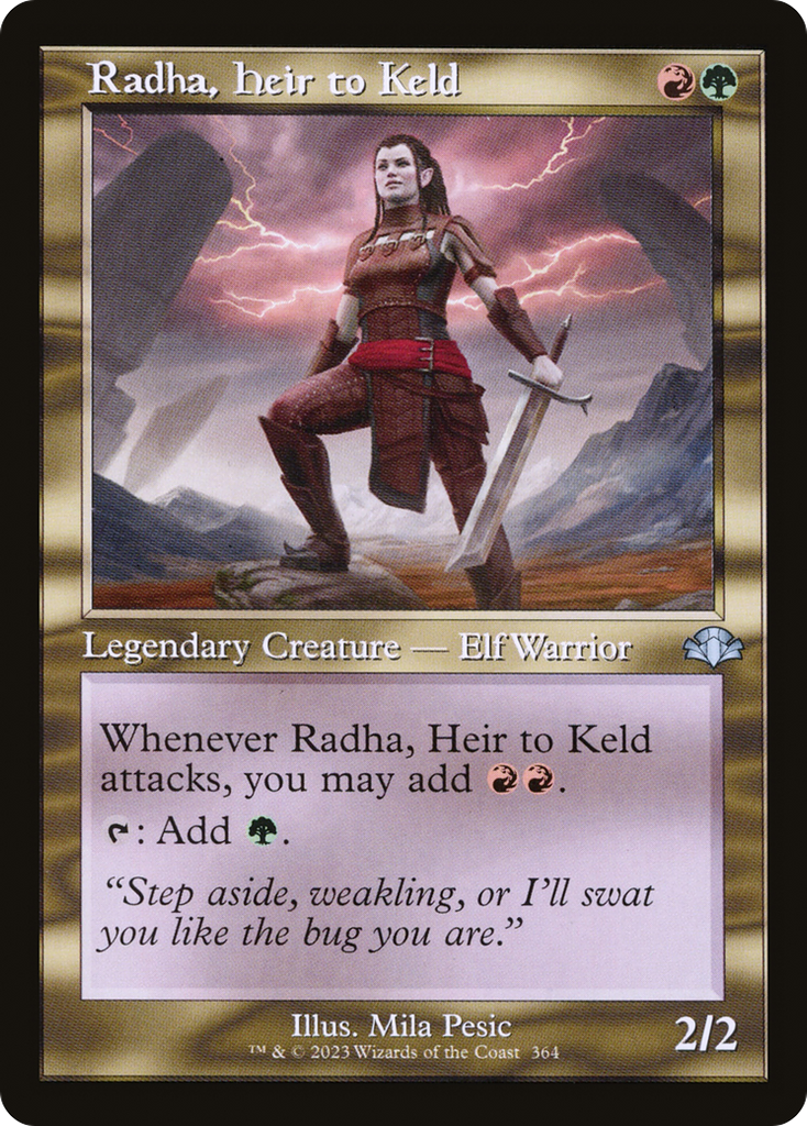 Magic: The Gathering - Radha, Heir to Keld - Dominaria Remastered