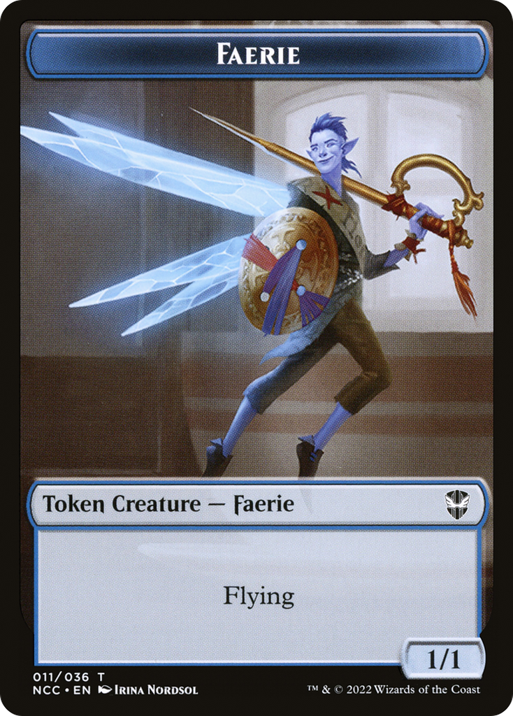 Magic: The Gathering - Faerie Token - New Capenna Commander Tokens