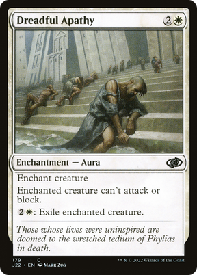 Magic: The Gathering - Dreadful Apathy - Jumpstart 2022