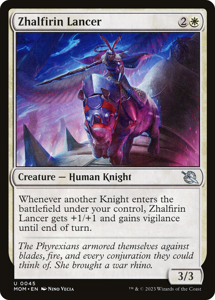 Magic: The Gathering - Zhalfirin Lancer - March of the Machine