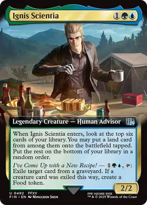 Magic: The Gathering - Ignis Scientia Foil - Final Fantasy