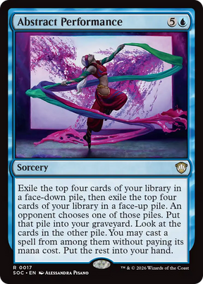 Magic: The Gathering - Abstract Performance - Secrets of Strixhaven Commander