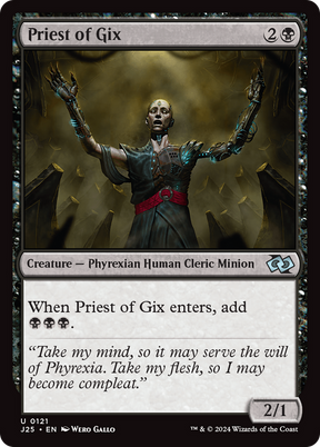 Magic: The Gathering - Priest of Gix - Foundations Jumpstart