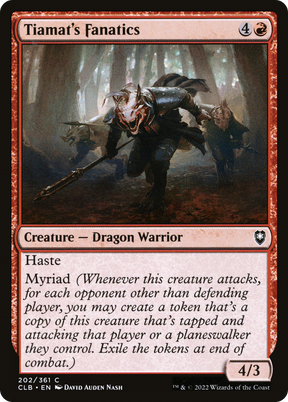 Magic: The Gathering - Tiamat's Fanatics - Commander Legends: Battle for Baldur's Gate
