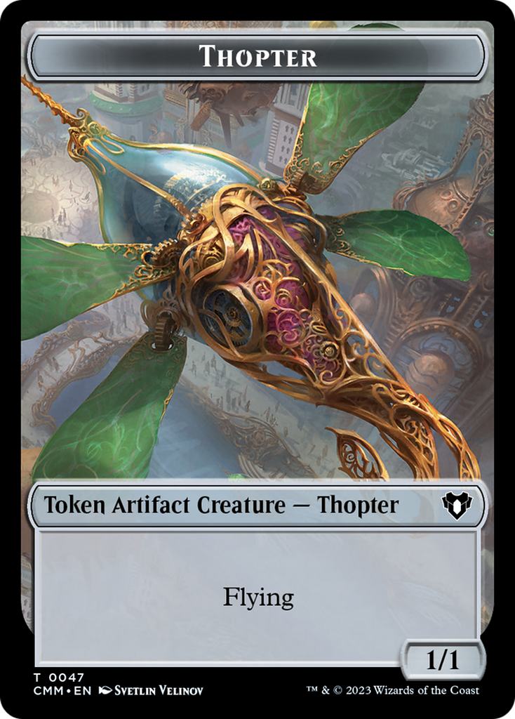 Magic: The Gathering - Thopter Token - Commander Masters Tokens