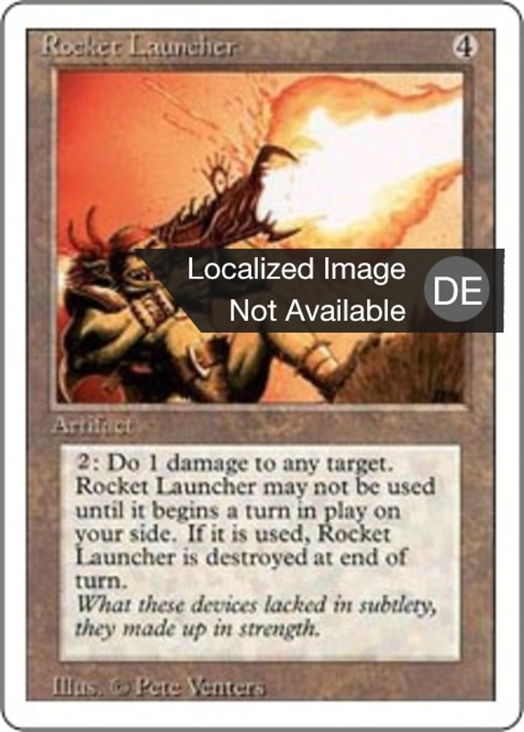Magic: The Gathering - Raketenwerfer - Revised Edition
