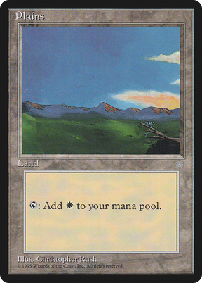 Magic: The Gathering - Plains - Ice Age