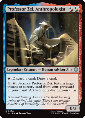 Magic: The Gathering - Professor Zei, Anthropologist - Avatar: The Last Airbender