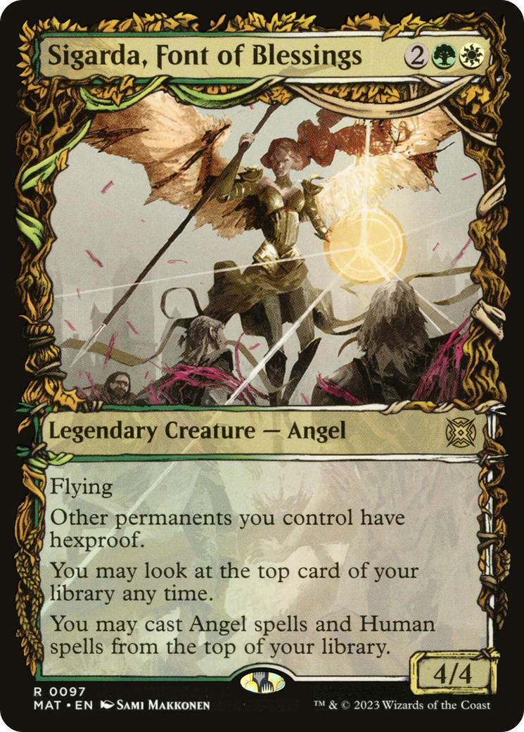 Magic: The Gathering - Sigarda, Font of Blessings Foil - March of the Machine: The Aftermath