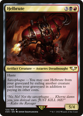 Magic: The Gathering - Helbrute - Warhammer 40000 Commander