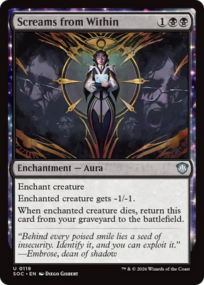 Magic: The Gathering - Screams from Within - Secrets of Strixhaven Commander