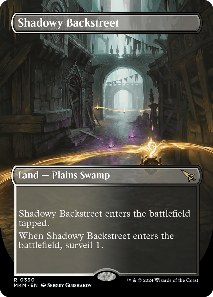 Magic: The Gathering - Shadowy Backstreet Foil - Murders at Karlov Manor