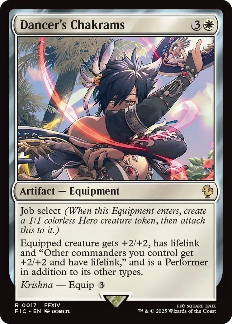 Magic: The Gathering - Dancer's Chakrams - Final Fantasy Commander