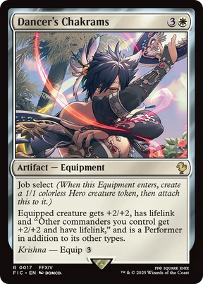 Magic: The Gathering - Dancer's Chakrams - Final Fantasy Commander