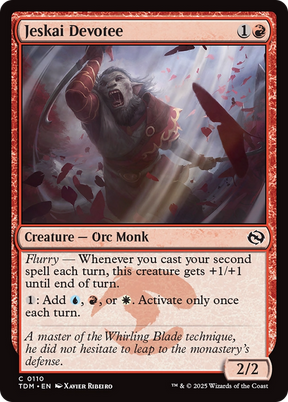 Magic: The Gathering - Jeskai Devotee - Tarkir: Dragonstorm