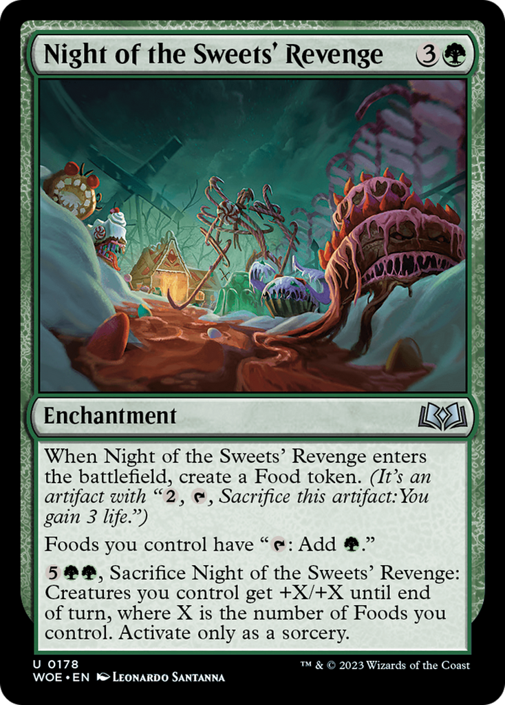 Magic: The Gathering - Night of the Sweets' Revenge Foil - Wilds of Eldraine