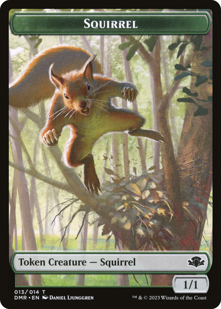 Magic: The Gathering - Squirrel Token Foil - Dominaria Remastered Tokens