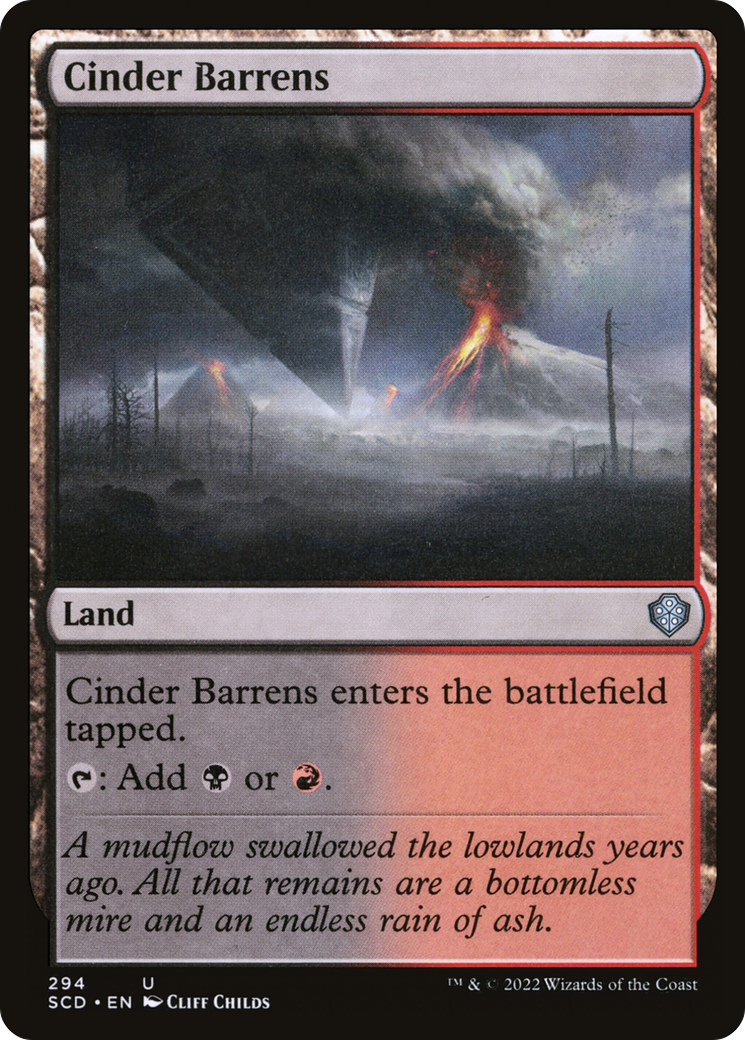 Magic: The Gathering - Cinder Barrens - Starter Commander Decks