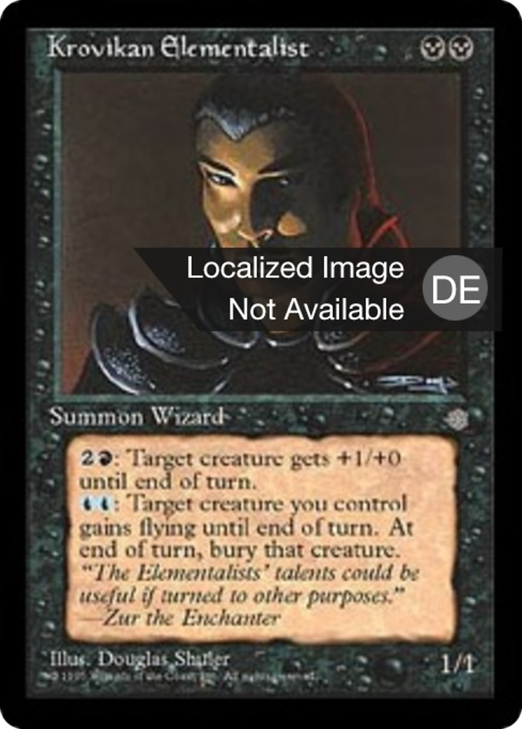 Magic: The Gathering - Krovikanischer Elementarist - Ice Age