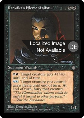 Magic: The Gathering - Krovikanischer Elementarist - Ice Age