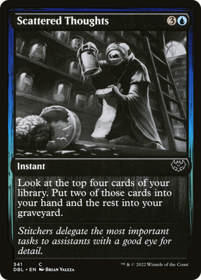 Magic: The Gathering - Scattered Thoughts Foil - Innistrad: Double Feature