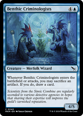 Magic: The Gathering - Benthic Criminologists - Murders at Karlov Manor