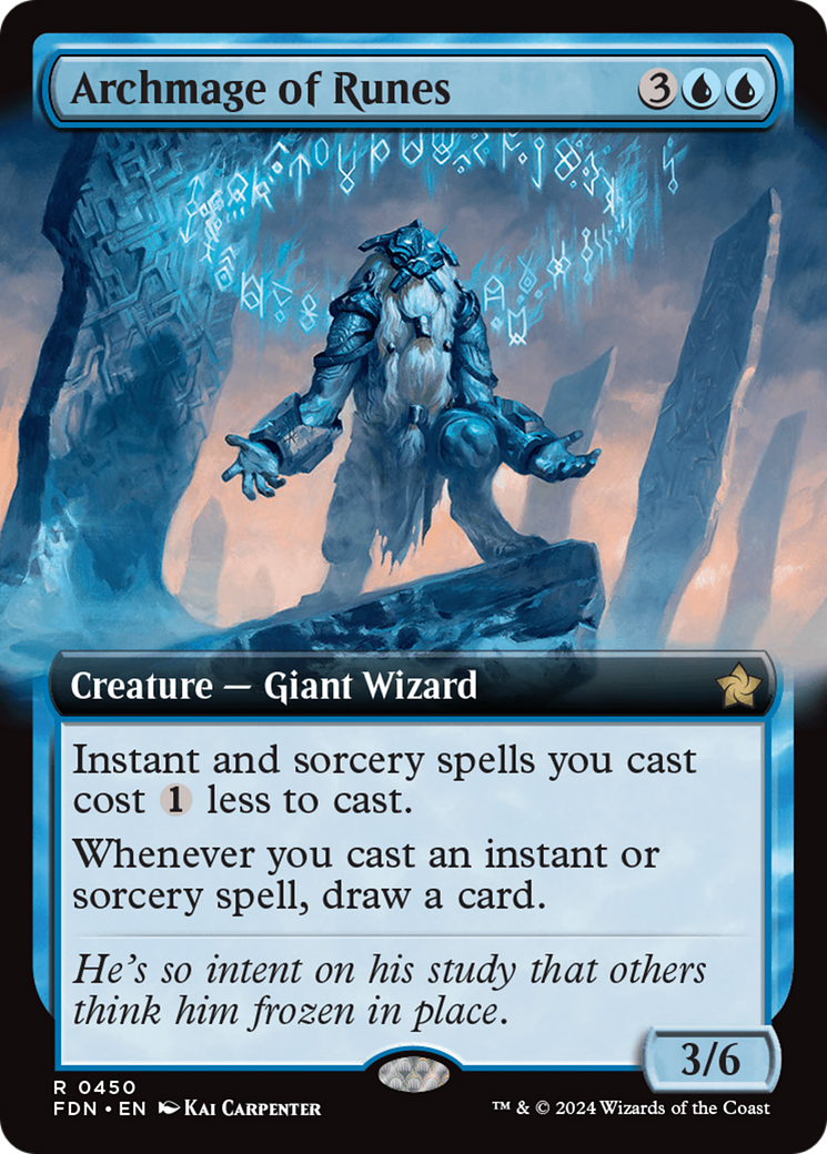 Magic: The Gathering - Archmage of Runes Foil - Foundations