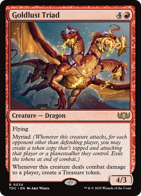 Magic: The Gathering - Goldlust Triad - Tarkir: Dragonstorm Commander