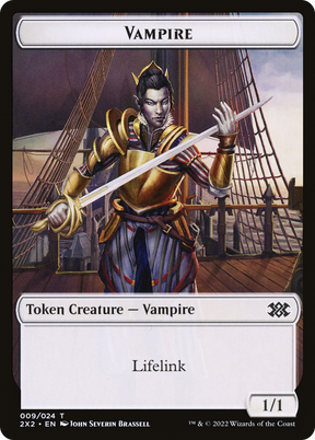 Magic: The Gathering - Vampire Token - Double Masters 2022 Tokens