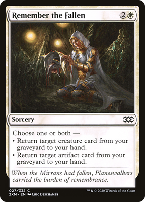 Magic: The Gathering - Remember the Fallen Foil - Double Masters