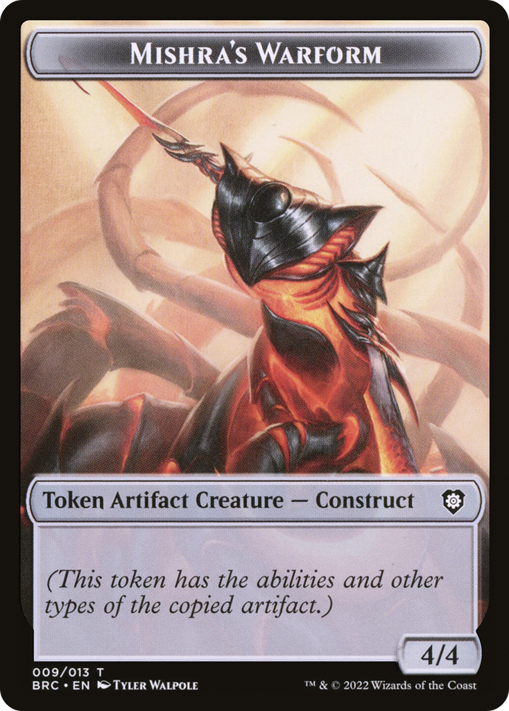 Magic: The Gathering - Mishra's Warform Token - The Brothers' War Commander Tokens