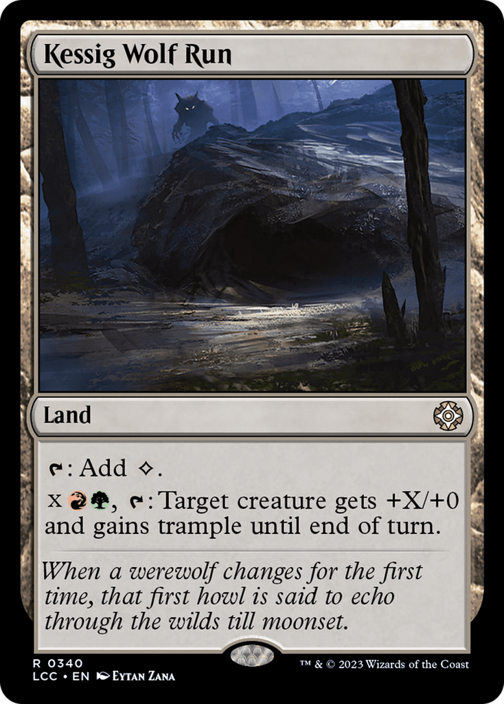 Magic: The Gathering - Kessig Wolf Run - The Lost Caverns of Ixalan Commander