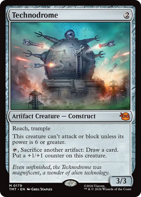 Magic: The Gathering - Technodrome - Teenage Mutant Ninja Turtles