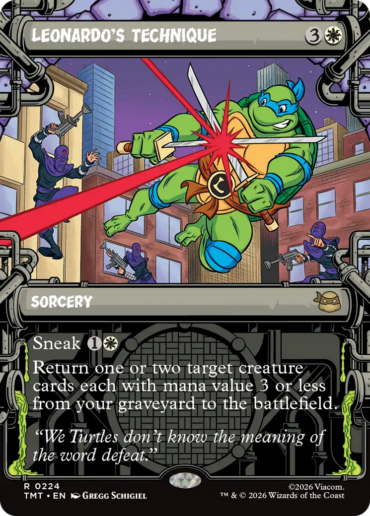 Magic: The Gathering - Leonardo's Technique - Teenage Mutant Ninja Turtles