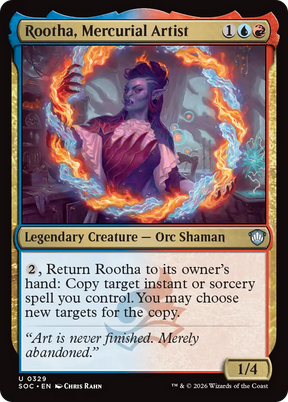 Magic: The Gathering - Rootha, Mercurial Artist - Secrets of Strixhaven Commander