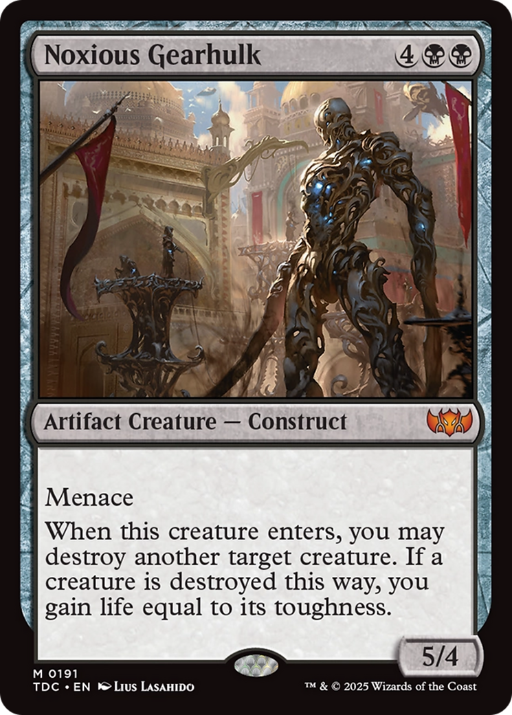 Magic: The Gathering - Noxious Gearhulk - Tarkir: Dragonstorm Commander